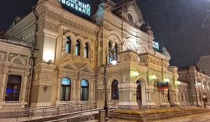 Рижский вокзал в Москве.