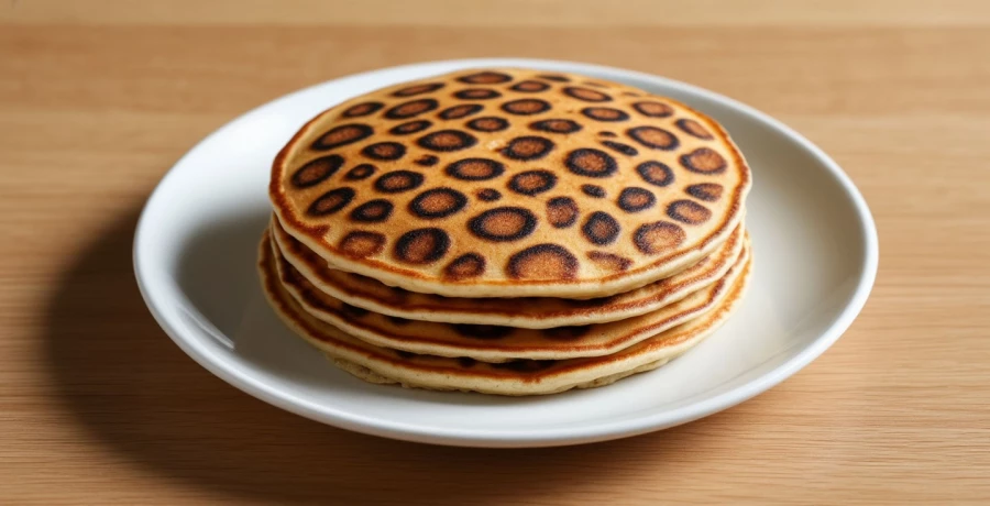 «Леопардовые» блины.