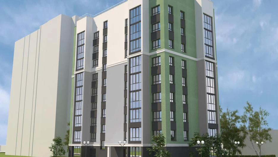 Эскиз дома на ул. Смирнова, 94.