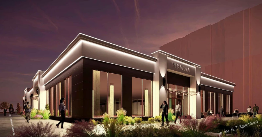 Эскиз, ул. Христенко, 1. 