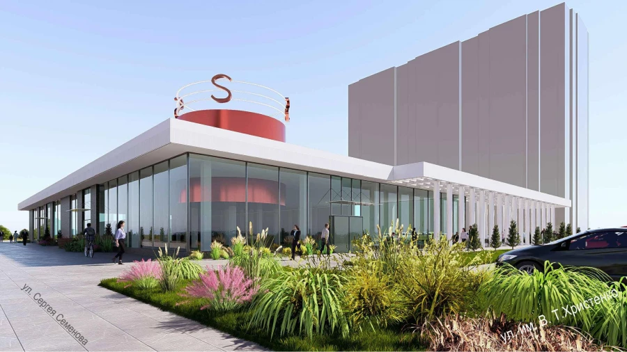 Эскиз, ул. Христенко, 1. 