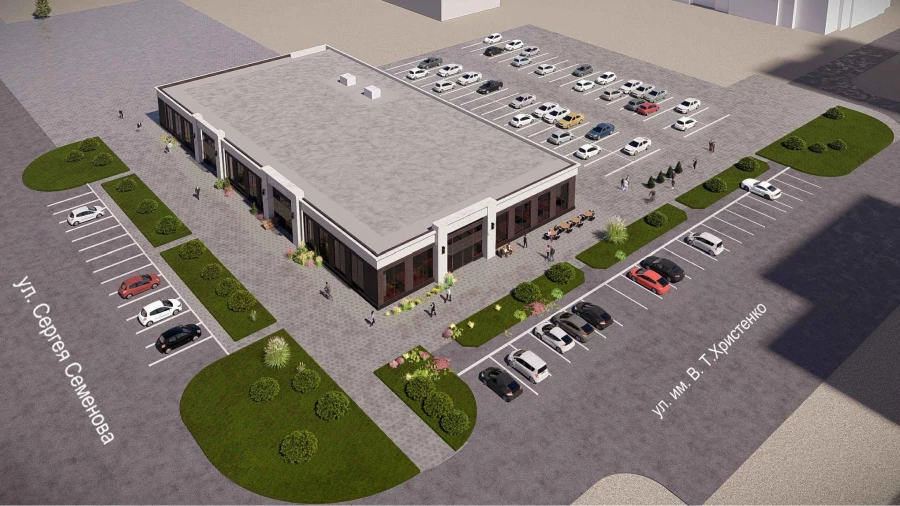 Эскиз, ул. Христенко, 1. 