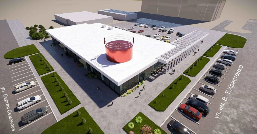 Эскиз, ул. Христенко, 1. 