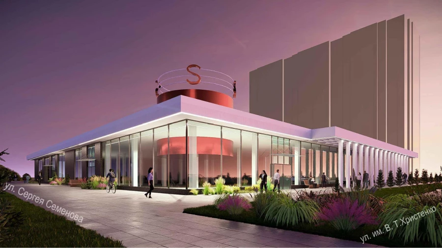 Эскиз, ул. Христенко, 1. 