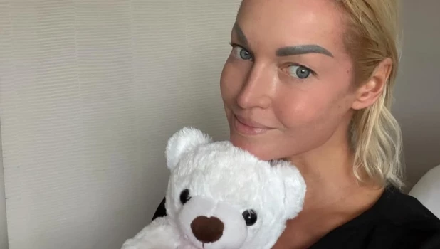 Анастасия Волочкова в немецкой больнице.