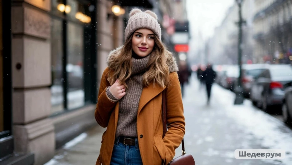 Девушка. Зима.