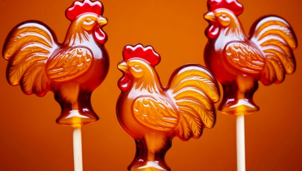Леденцы-петушки.