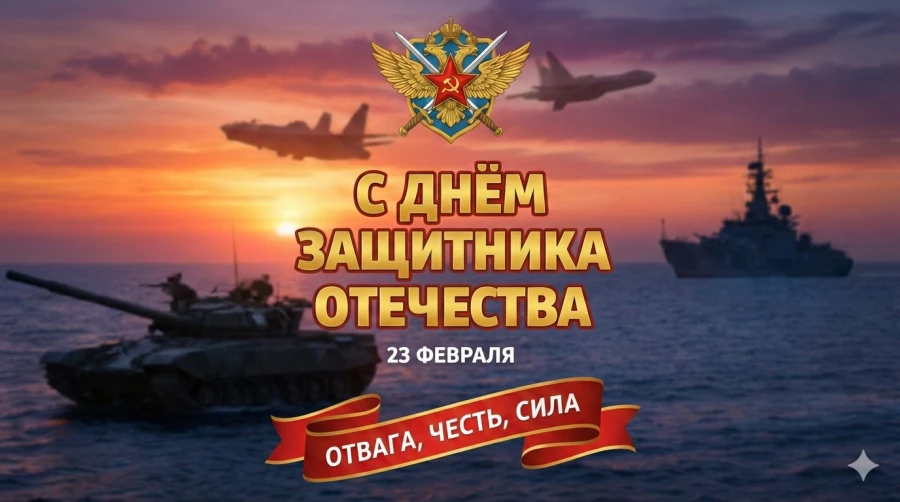 Поздравление с 23 февраля