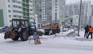 МБУ «Автодорстрой» проводит работы по зимнему содержанию городских улиц