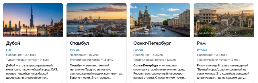 Главная страница энциклопедии «КупиБилет».