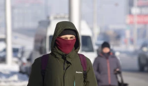 Зима в Барнауле. Мороз.