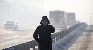 Зима в Барнауле. Мороз.