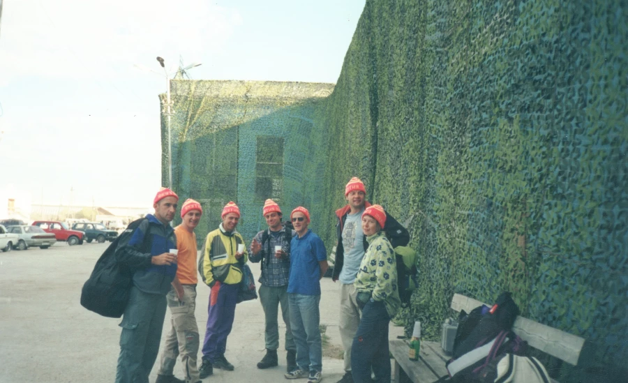 Экспедиция российско-швейцарской команды в Якутию в 2000 году. 