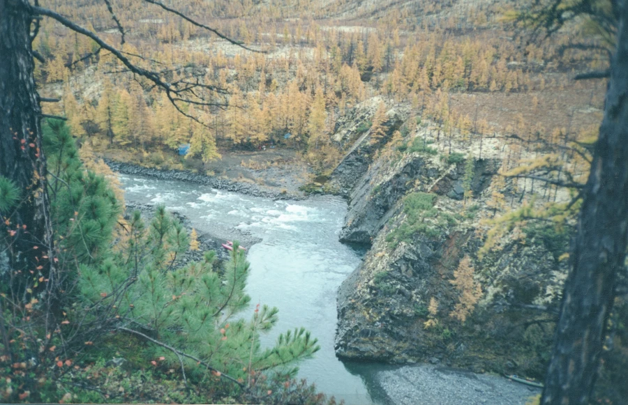 Экспедиция российско-швейцарской команды в Якутию в 2000 году. 