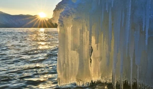 Лед на Алтае.