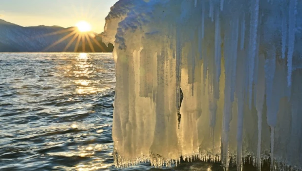 Лед на Алтае.