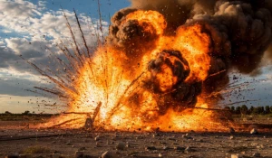 Взрыв. Огонь.