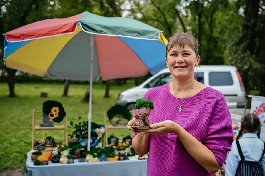 Наталья Сорокина. Изделия из стабилизированного мха