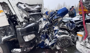 Смертельное массовое ДТП на автодороге Тюмень-Ханты-Мансийск.