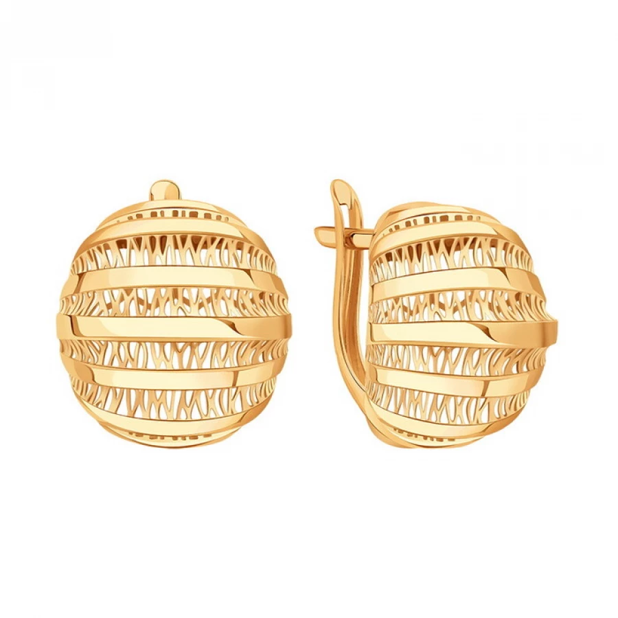 Золотые серьги, 58 500 рублей. 