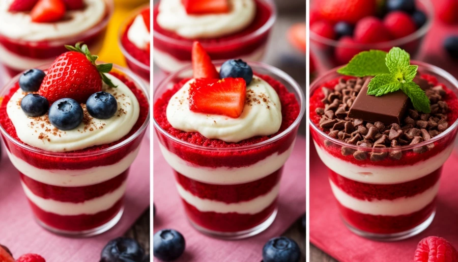 Трайфл. Сладости. Еда.