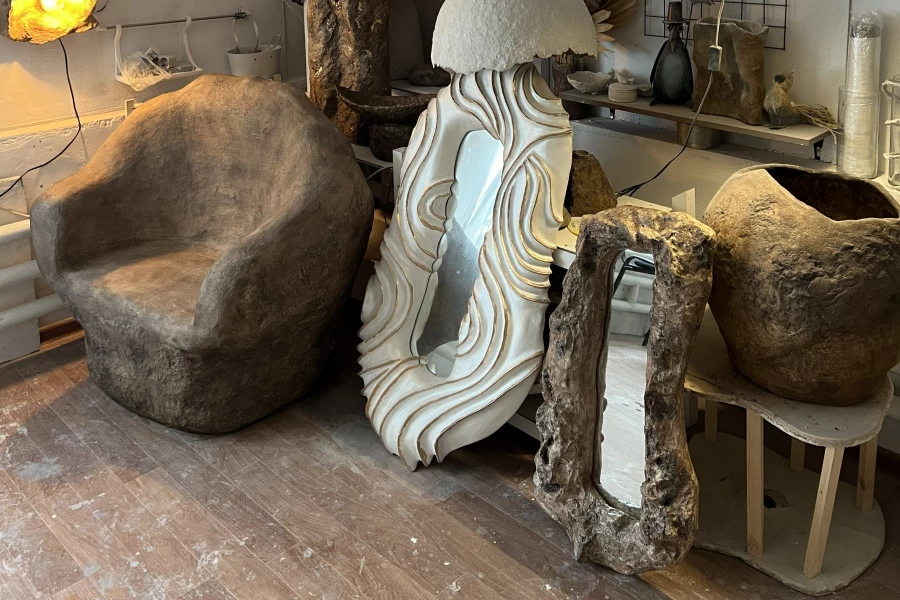 Кристина Паутова. Изделия из картонных лотков для яиц