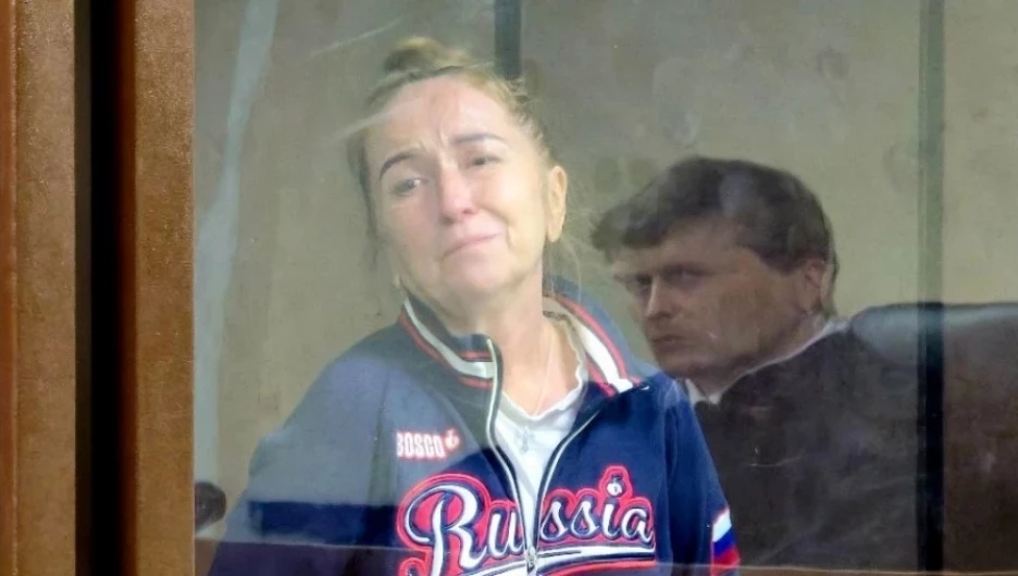 Юлия Вебер в суде. 