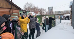 Барнаульцы отметили 8 марта в кругу «пушистых» друзей.