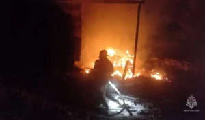 Пожар в Залесово