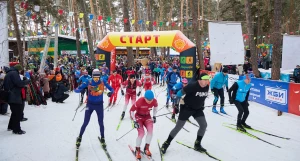 Юбилейный лыжный праздник на Трассе здоровья.