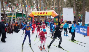 Юбилейный лыжный праздник на Трассе здоровья.