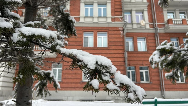 Снег 10 марта. 