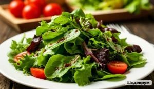 Салат. Еда. Правильное питание.