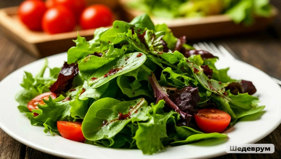 Салат. Еда. Правильное питание.