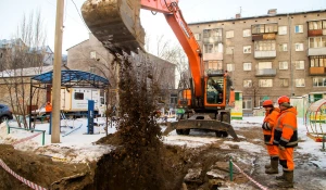 Восстановительные работы на сетях водоснабжения.