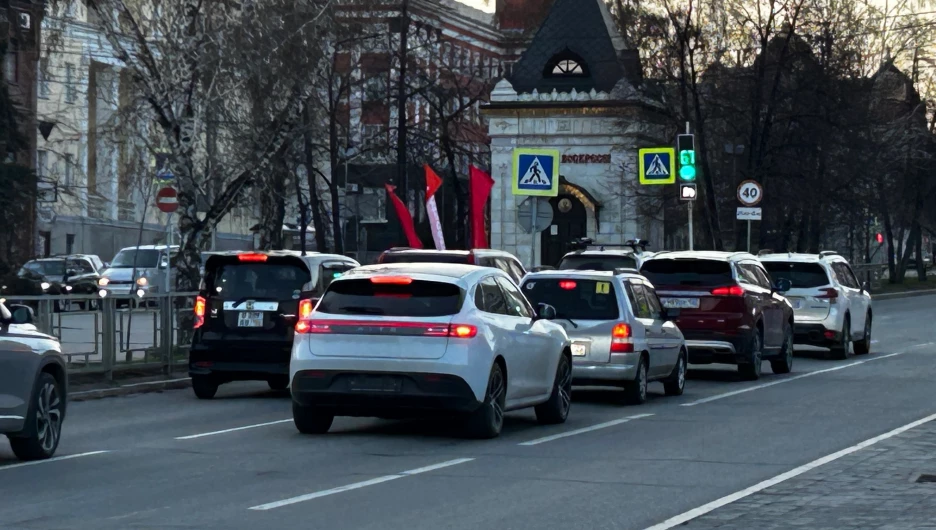 Дорога. Пробка.