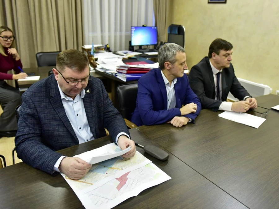 Совещание по вопросам проведения работы по модернизации сетей водоснабжения.