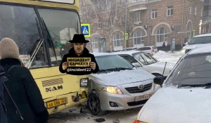 ДТП на пересечении проспекта Ленина и улицы Брестская. 