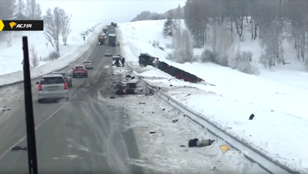 ДТП у поселка Посевная.