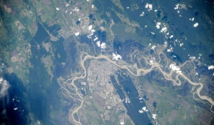 Алтай из космоса.