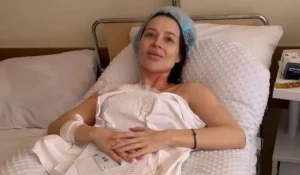 Блогер Лерчек во время терапии.