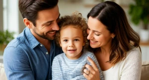 Семья с ребенком. Родители и дети