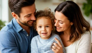 Семья с ребенком. Родители и дети