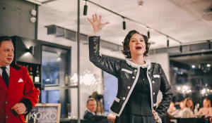 Презентация спектакля Алтайского государственного музыкального театра «Коко Шанель и ее мужчины» в ресторане-поэме «Живые души». 