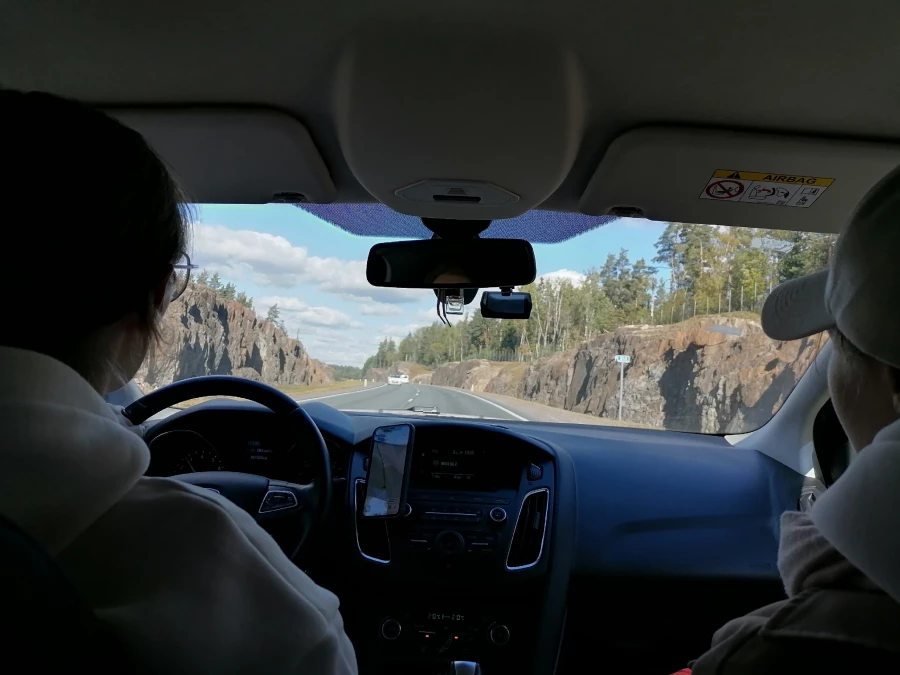 Дорога в Карелию.