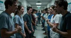 Человек, люди, очередь, магазин