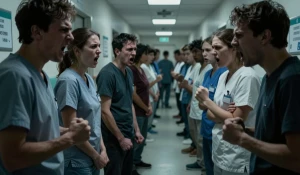 Человек, люди, очередь, магазин