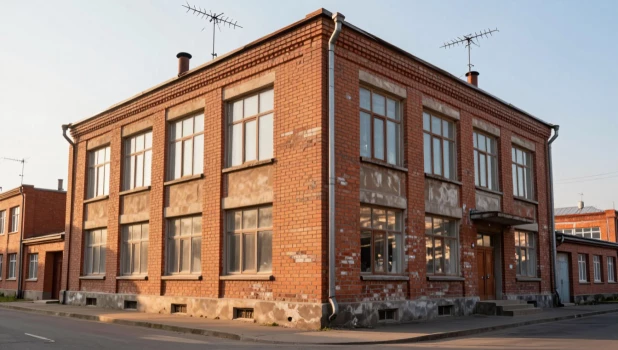 Здание. Школа. Постройка