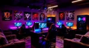 Компьютерный клуб. Компьютер. Игры