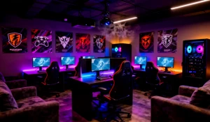 Компьютерный клуб. Компьютер. Игры